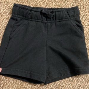 12 month baby boy shorts, black